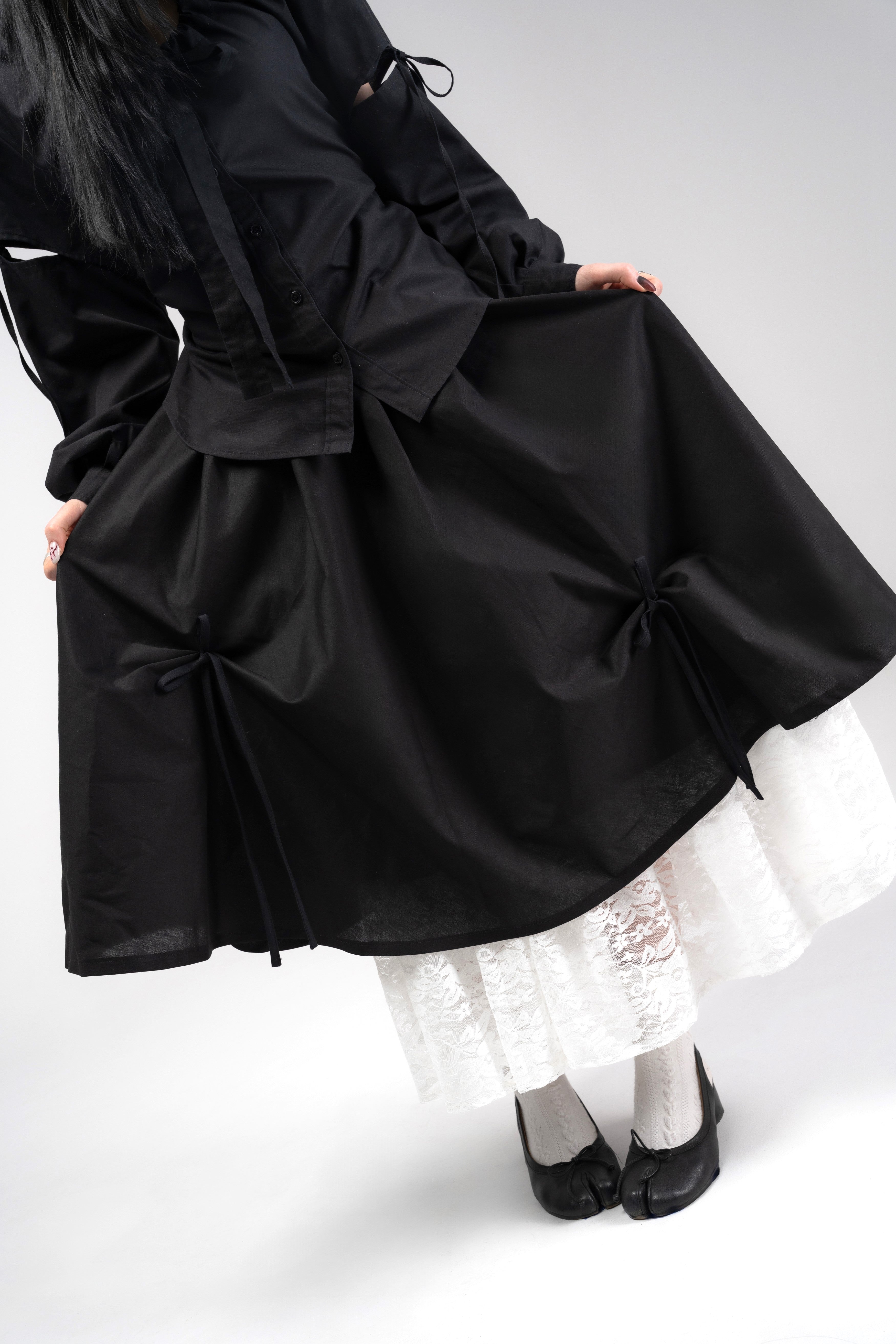White lace Kurumi