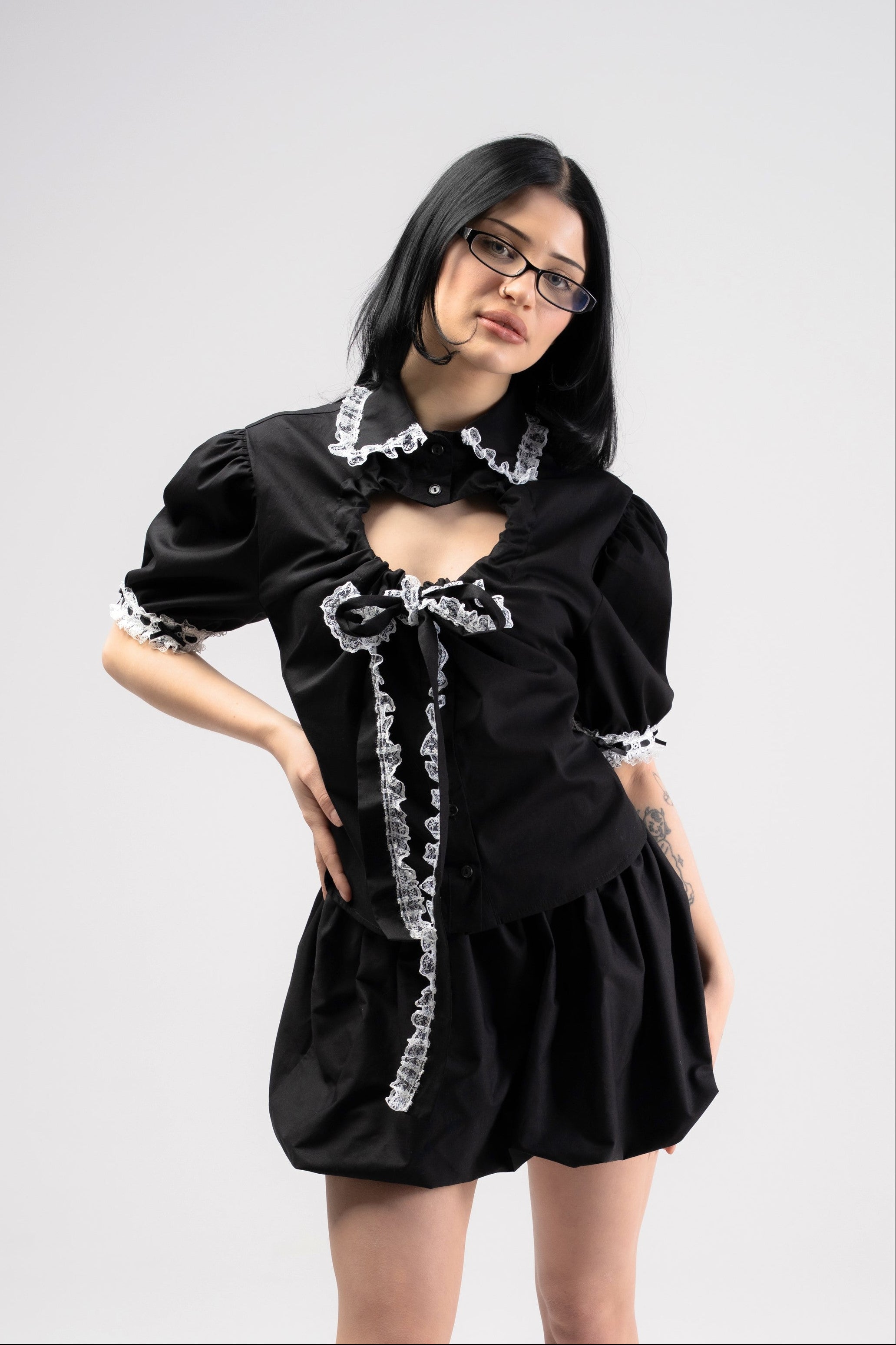 Satsuki black skirt